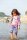 Bade-Set Delfin+Muscheln UV40+ - 6-7 Jahre