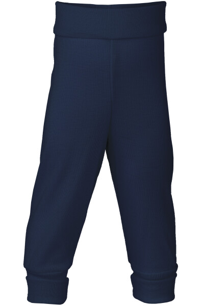 Baby-Hose lang mit Nabelbund marine - 74/80