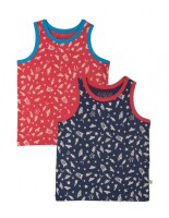 Unterhemden Jungen Space 2er Set