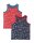 Unterhemden Jungen Space 2er Set