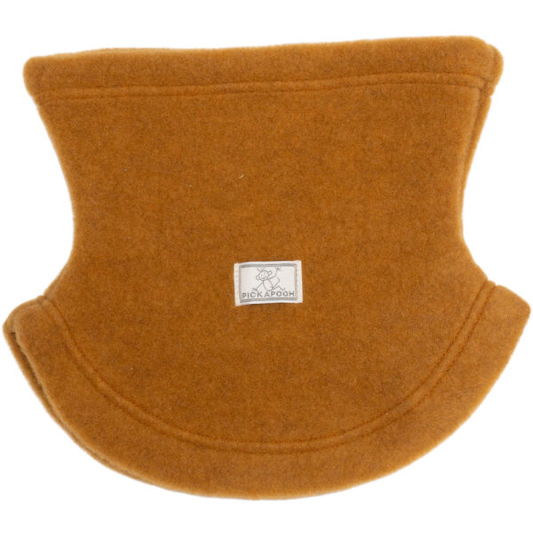 Schlupfschal Wollfleece caramel - 1