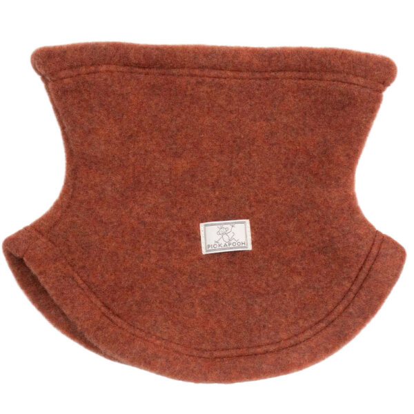 Schlupfschal Wollfleece redwood - 1