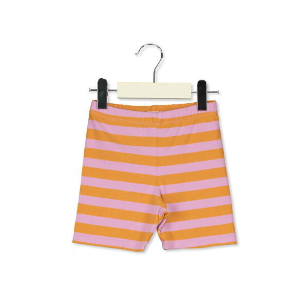 Kurze Hose gestreift orange - 74/86