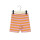 Kurze Hose gestreift orange - 74/86