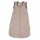 Schlafsack o. Arm Wollfrottee-Plüsch geringelt mauve/natur - 74/80