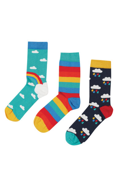 Rock My Socks Regenbogen Wolken - 27-30