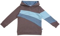 Hoodie Colorblock dark stone-jeans - 146/152