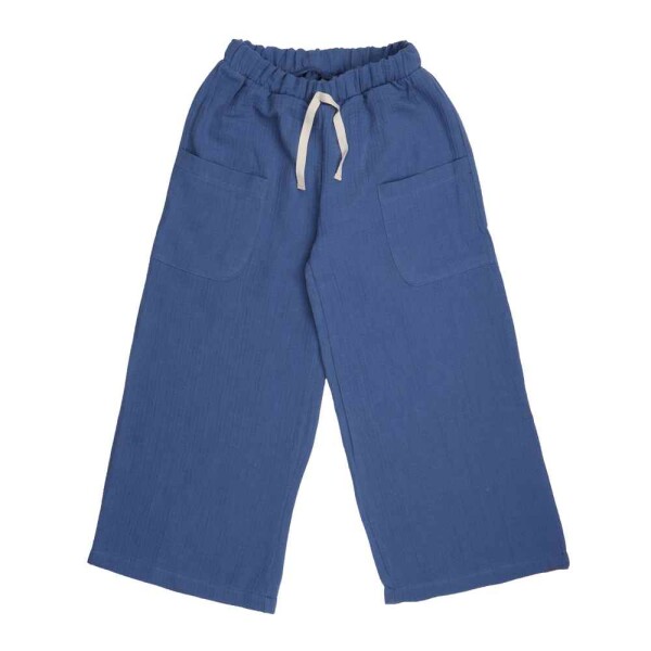 Hose Musselin sky blue - 128