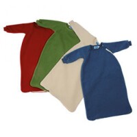 Schlafsack m. Arm Wollfleece burgund