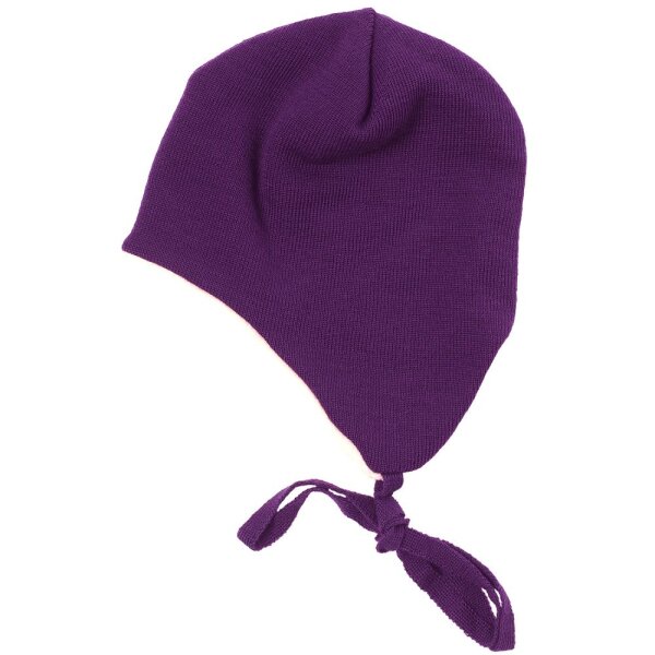Ohrenmütze aubergine