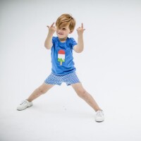 Louis T-Shirt Strong Blue