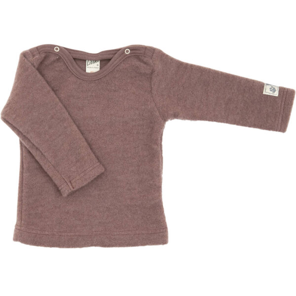 Shirt Wollfrottee mauve - 98