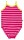 Badeanzug Ringel raspberry UV50+