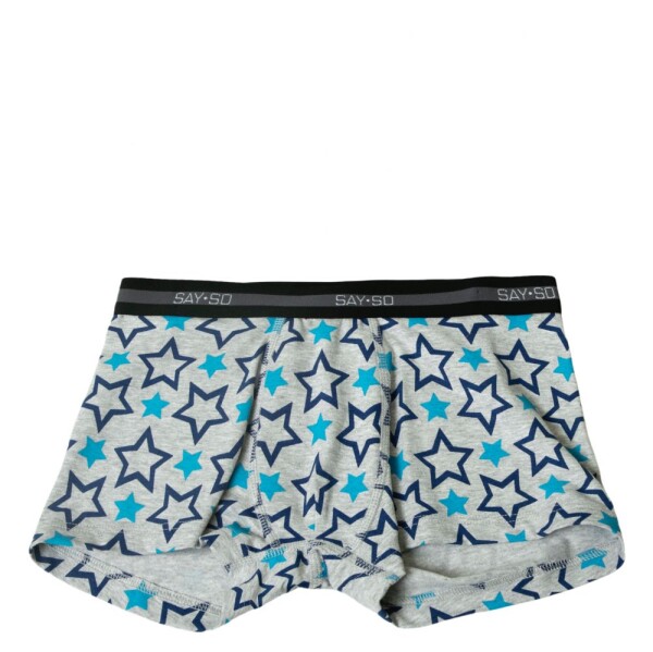 Boxershorts Sterne grau - 128/134