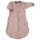 Schlafsack mit Arm Wollfrottee Ringel mauve - 62/68