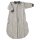 Schlafsack mit Arm Wollfrottee Ringel hellgrau - 74/80