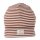 Schlupper Wolle/Seide geringelt red wood-natur - 54