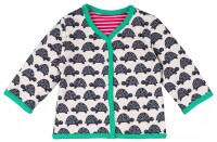 Wendejacke z. Kn&ouml;pfen Ringel raspberry