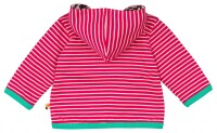 Wendejacke m. Kapuze Ringel raspberry