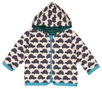 Wendejacke m. Kapuze Ringel midnight