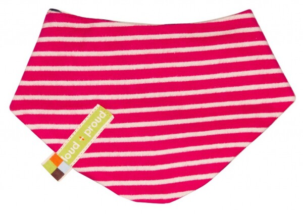 Wendehalstuch Ringel raspberry