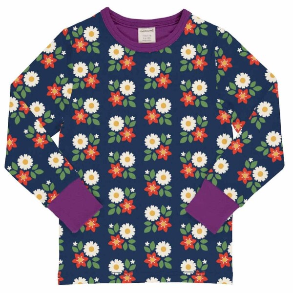 Shirt langarm FLOWERS - 98/104