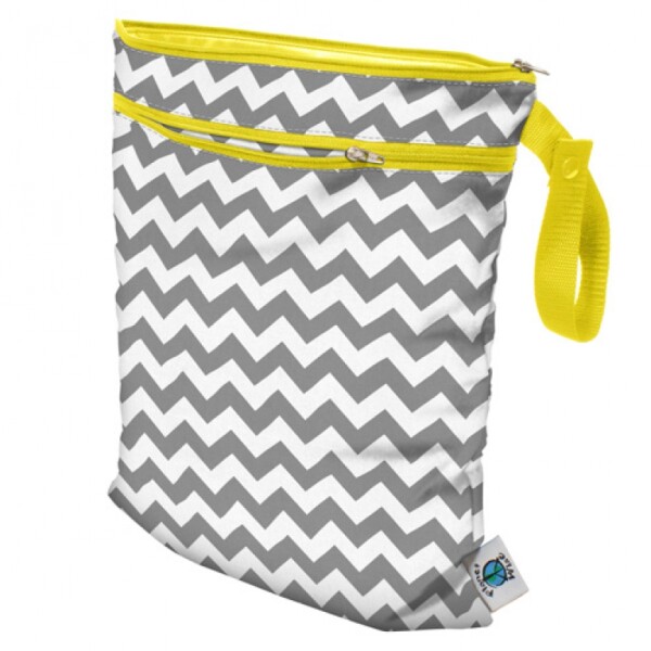 Planetwise Wet/Drybag Gray Chevron