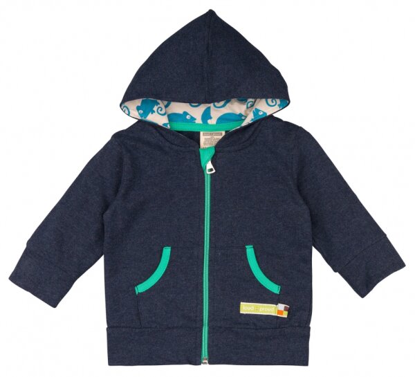 Sweatjacke m. Kapuze midnight