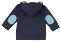 Sweatjacke m. Kapuze midnight