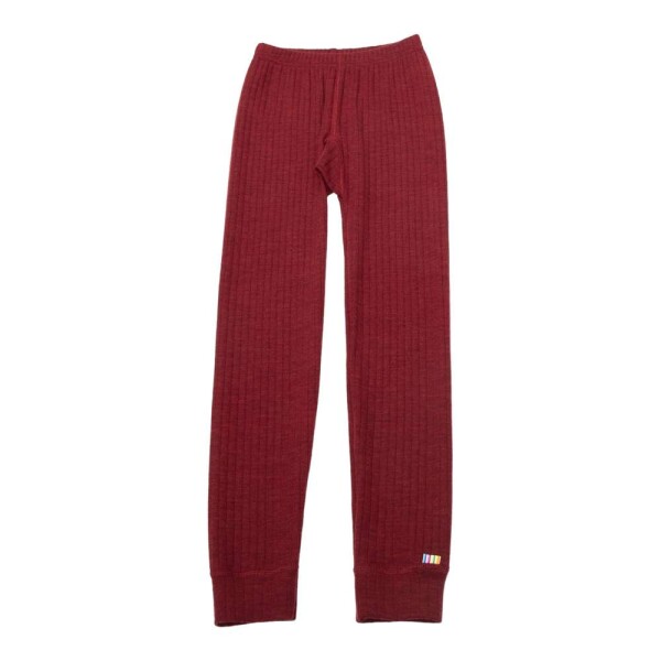 Basic Leggings Colourfull Wolle bordeaux - 98/104