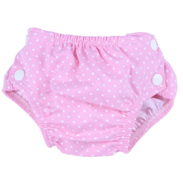 Popolini Badewindel Dots pink