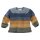 Strick-Pullover bunt geringelt - 62/68