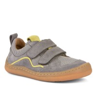 Barefoot Sneaker Leder/Textil grey - 40