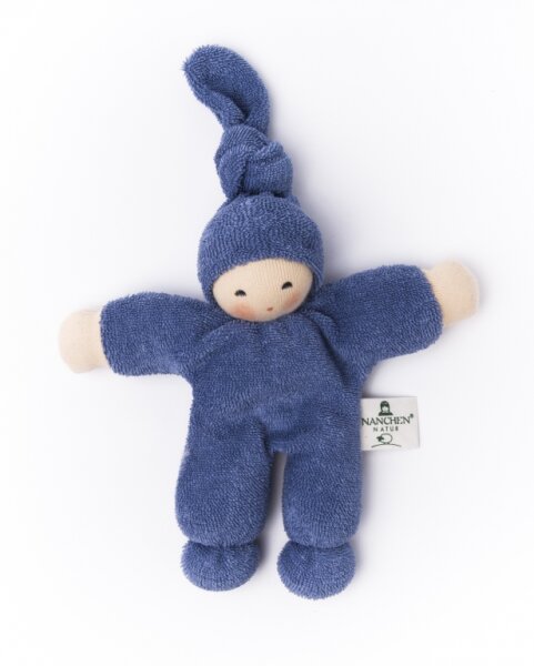 Pimpel Frottee blau 20cm