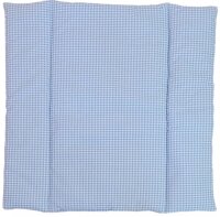 Wickelauflage abwischbar blau kariert