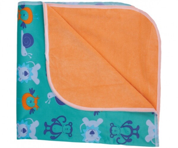 Spiel- und Wickeldecke 65x65 wasserdicht Safari