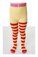 Strumpfhose gelb-rot