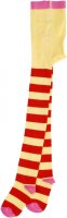 Strumpfhose gelb-rot