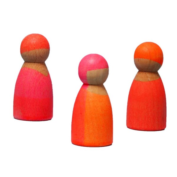3 Freunde neonpink