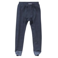 Leggings Wolle/Seide dunkelblau - 98