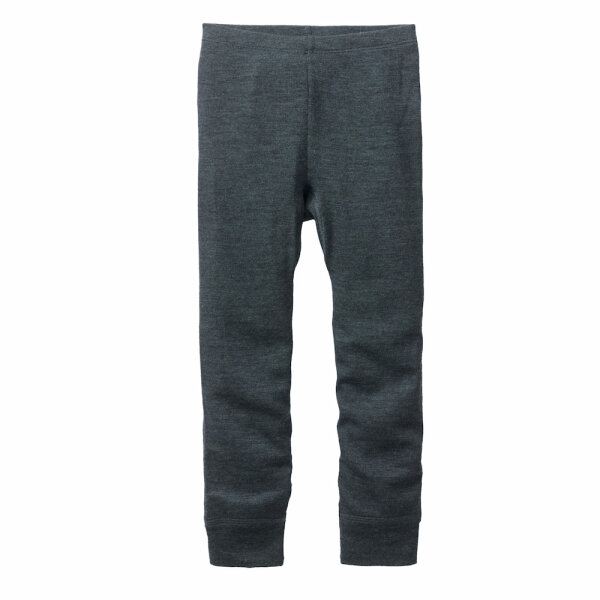 Leggings Wolle/Seide anthrazit - 140
