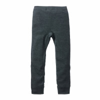 Leggings Wolle/Seide anthrazit - 140
