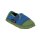 Hausschuhe Klette mittelblau