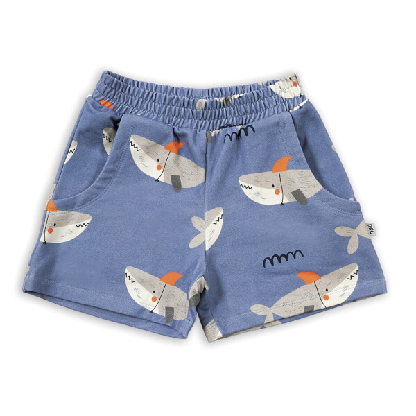 Shorts Whale-Shark on tempest blue - 92/98
