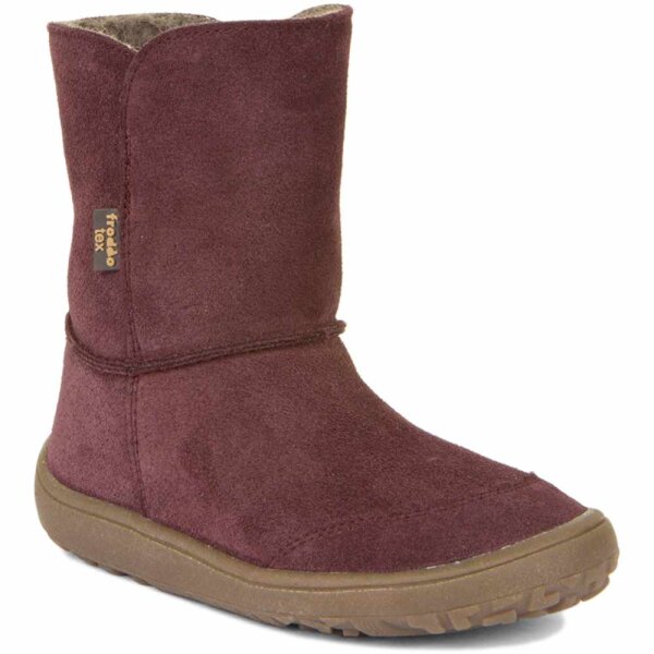 Barefoot Stiefel Tex Suede bordeaux - 31