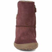 Barefoot Stiefel Tex Suede bordeaux - 34