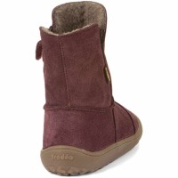Barefoot Stiefel Tex Suede bordeaux - 34