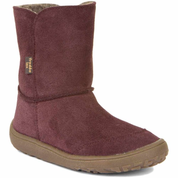 Barefoot Stiefel Tex Suede bordeaux - 35
