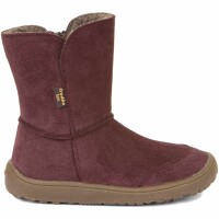 Barefoot Stiefel Tex Suede bordeaux - 35