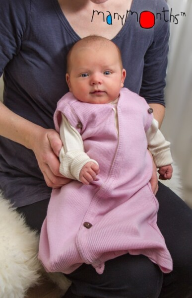 ManyMonths Schlaf-/Pucksack Merino winter rose